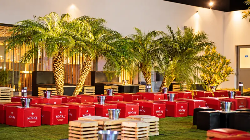 Lounge no jardim