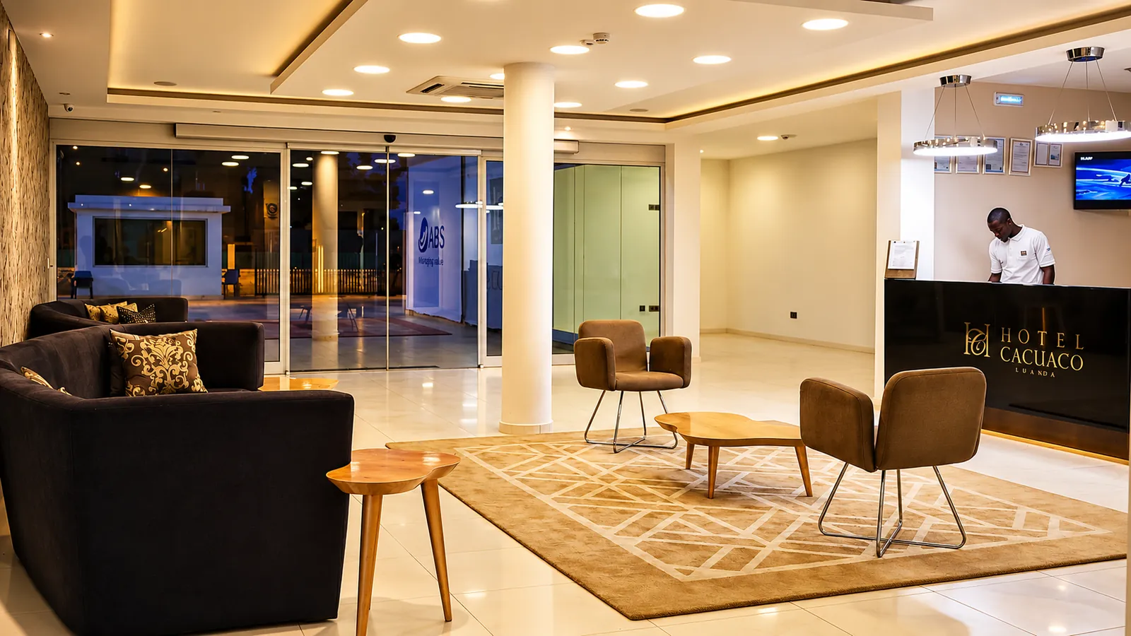 Lobby e lounge do hotel